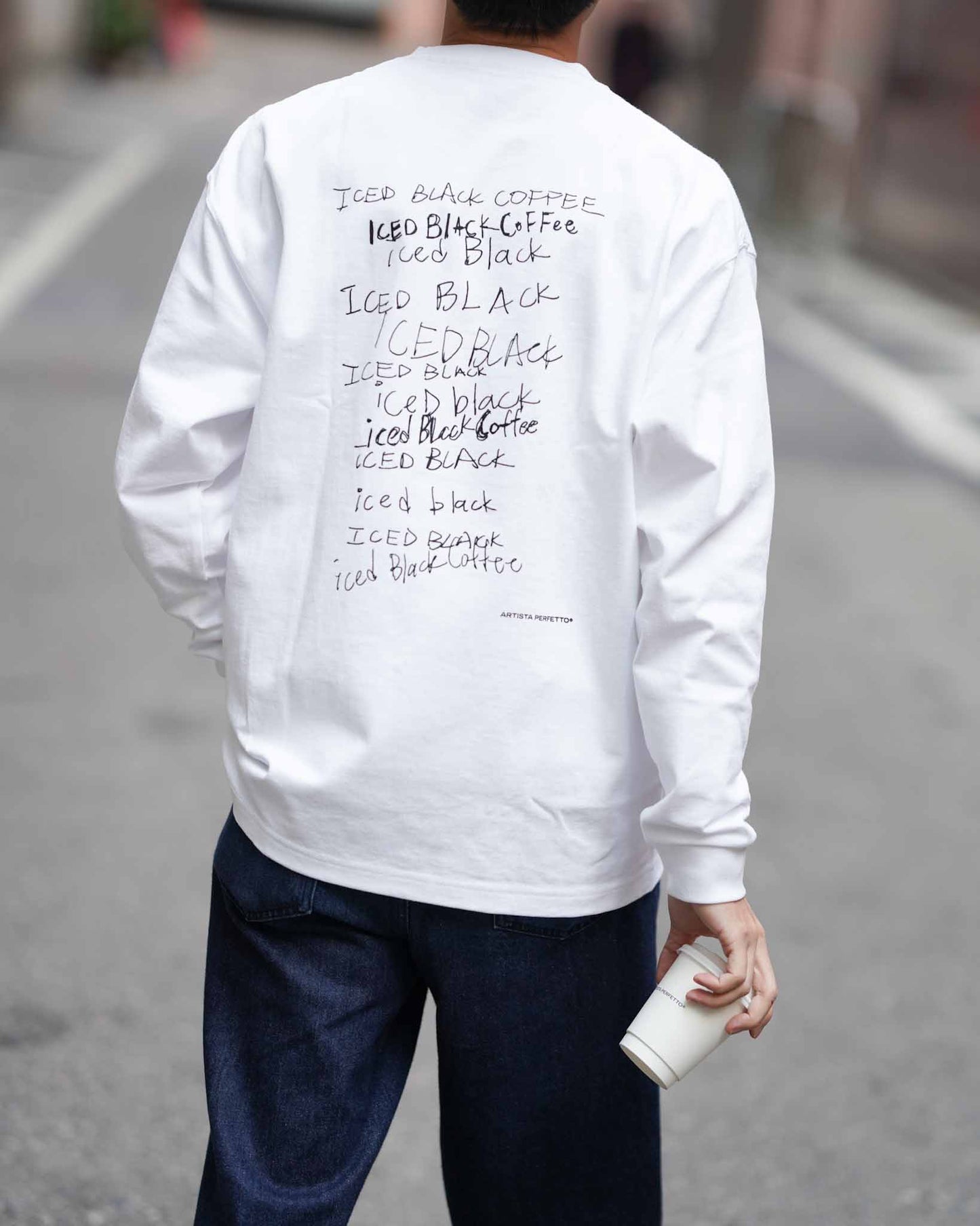 Iced black coffee tee