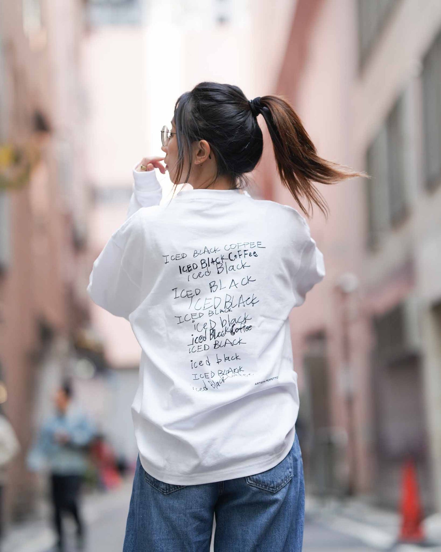 Iced black coffee tee