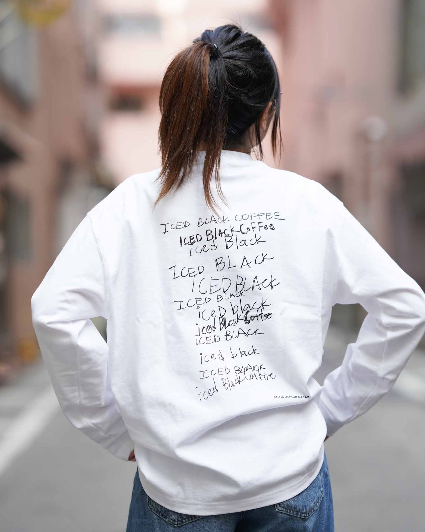 Iced black coffee tee